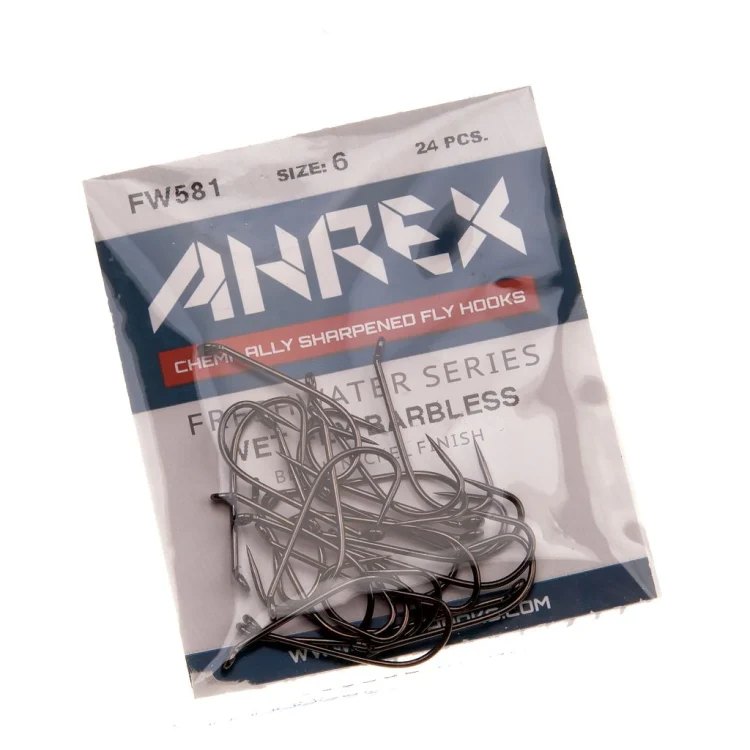 Ahrex FW581 Wet Fly Hook Barbless Hooks - Image 2