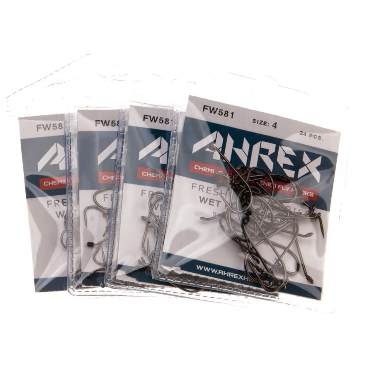 Ahrex FW581 Wet Fly Hook Barbless Hooks - Image 3