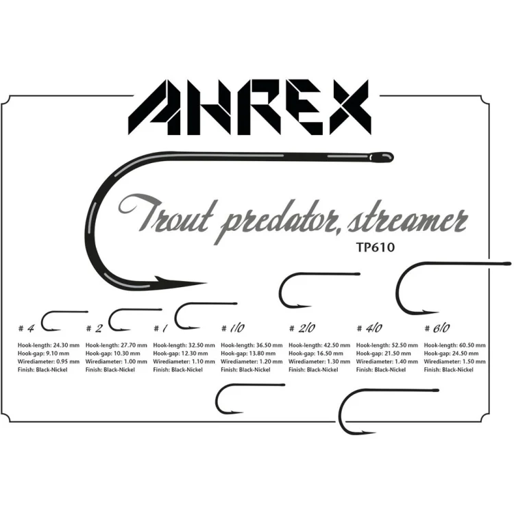 Ahrex TP610 Trout Predator Streamer Hooks - Image 5