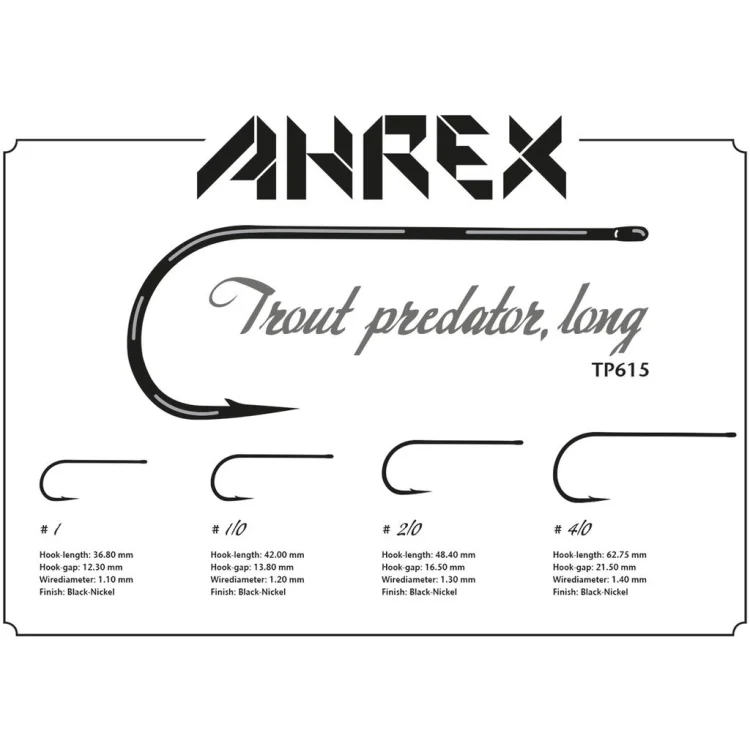 Ahrex TP615 Trout Predator Long Hooks - Image 4