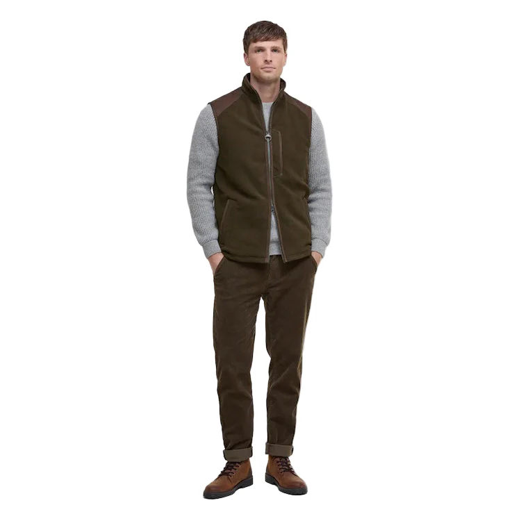 Barbour Active Fleece Gilet - Olive - Image 3