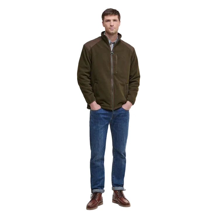 Barbour Active Fleece Jacket - Olive - Image 3