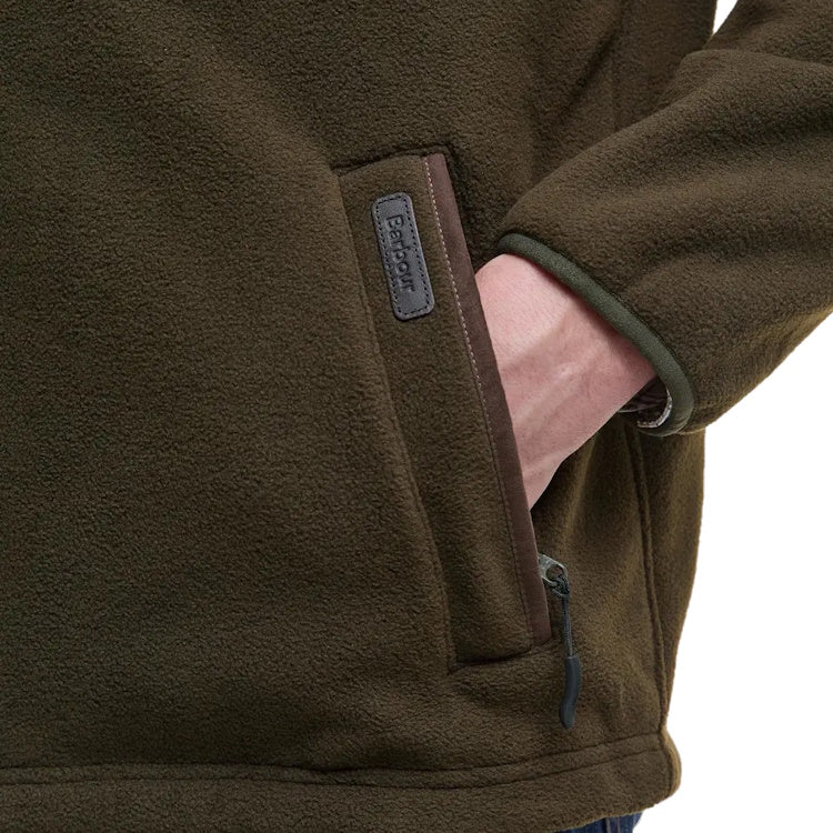 Barbour Active Fleece Jacket - Olive - Image 6