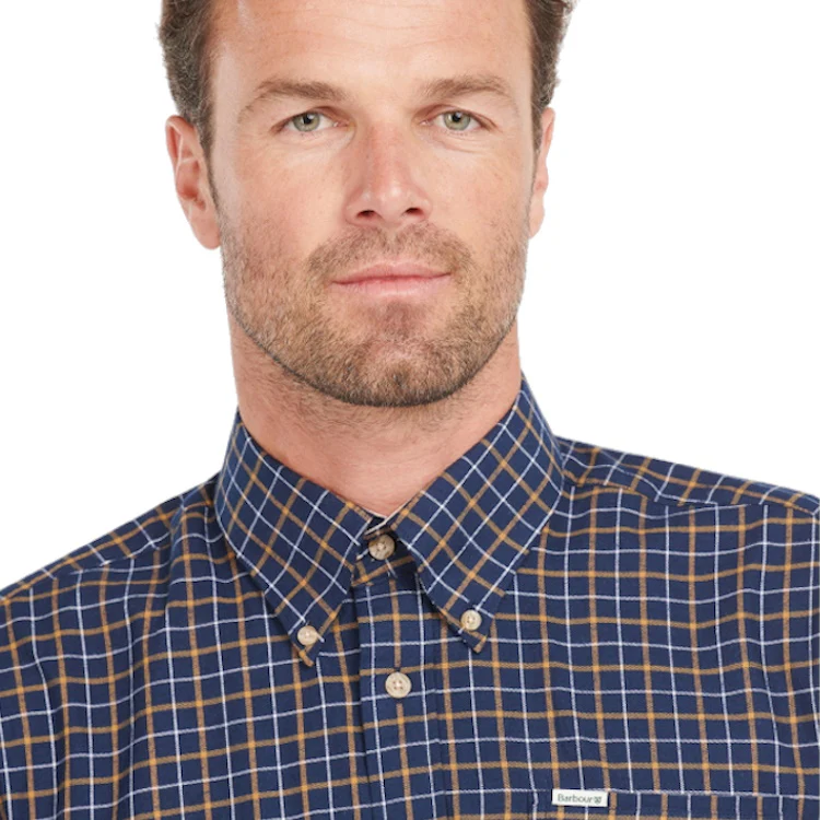 Barbour Bank Shirt - Navy - Image 5