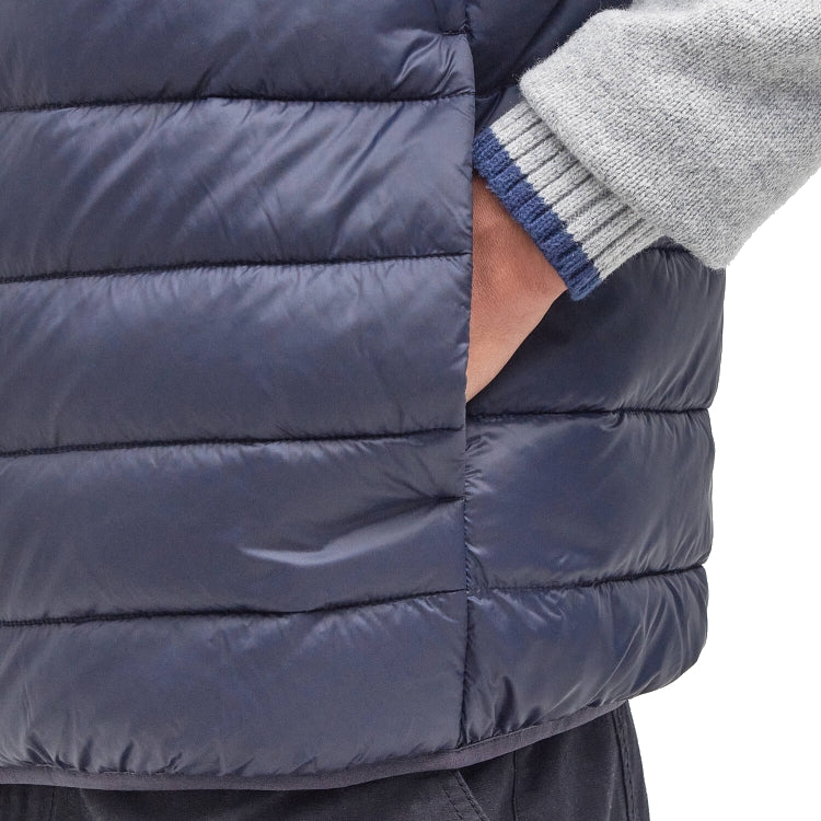 Barbour Bretby Puffer Gilet - Navy - Image 5