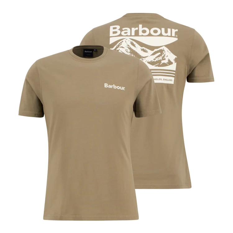 Barbour Camber Graphic T-Shirt - Grey Olive