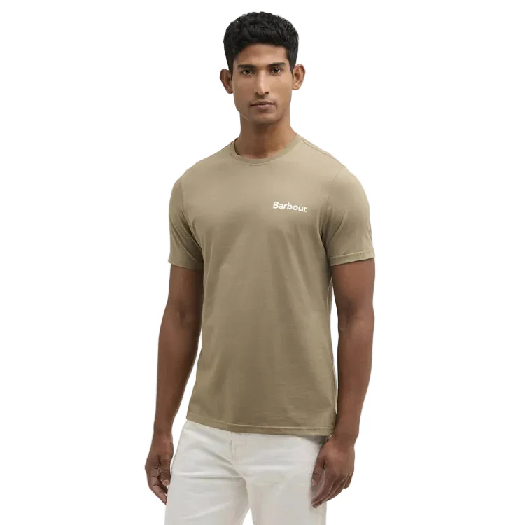 Barbour Camber Graphic T-Shirt - Grey Olive - Image 2