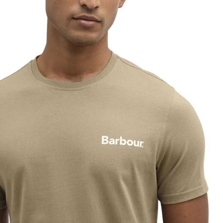 Barbour Camber Graphic T-Shirt - Grey Olive - Image 4