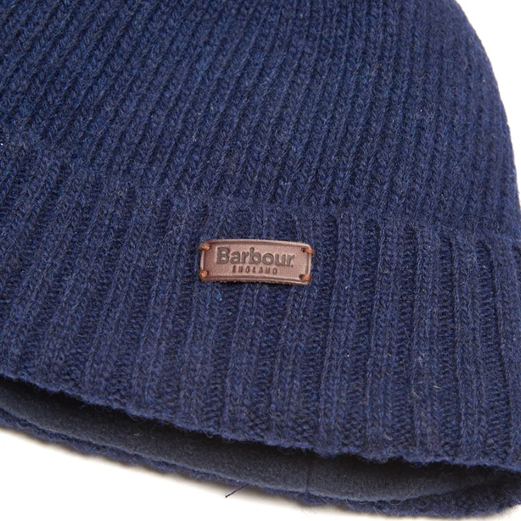 Barbour Carlton Beanie - Navy - Image 2