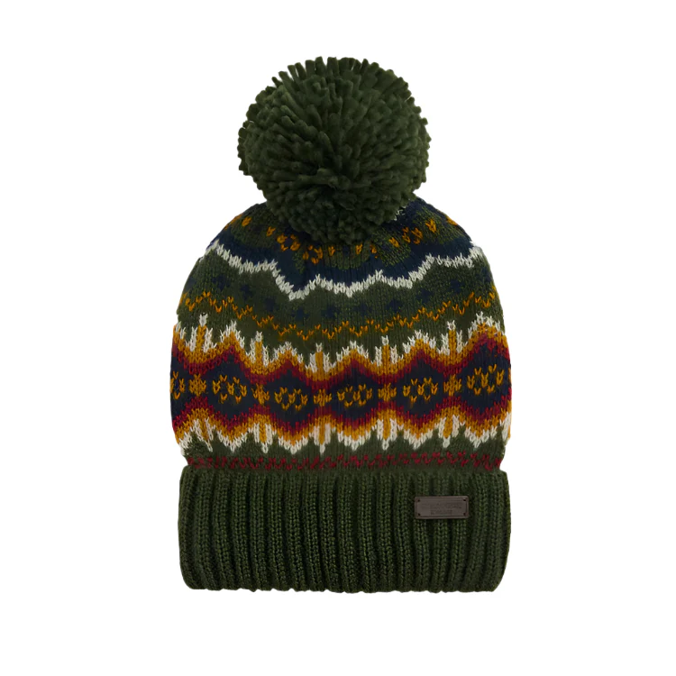 Barbour Case Fairisle Dog Gift - Olive - Image 5