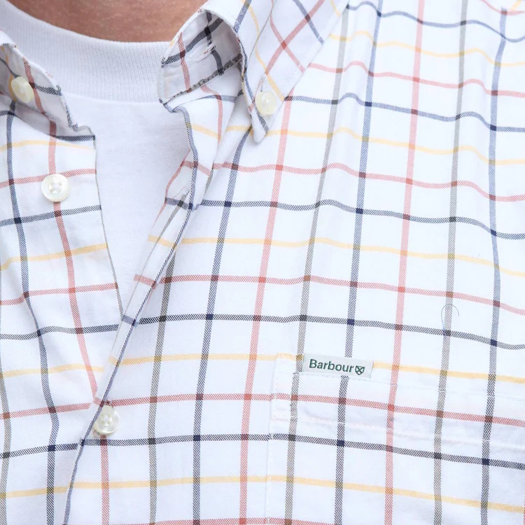 Barbour Caswell Tattersall Regular Shirt - Navy - Image 6