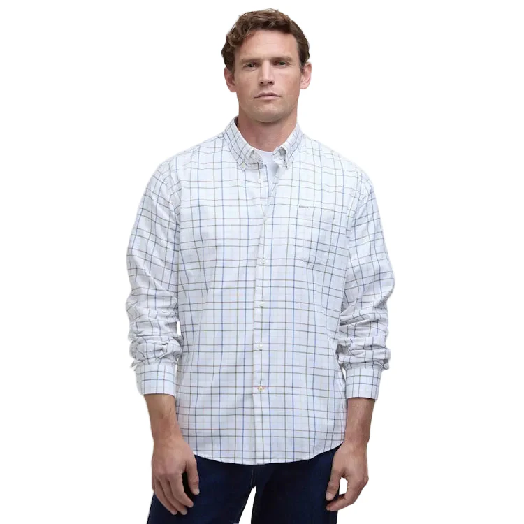 Barbour Caswell Tattersall Regular Shirt - Pine Green - Image 2