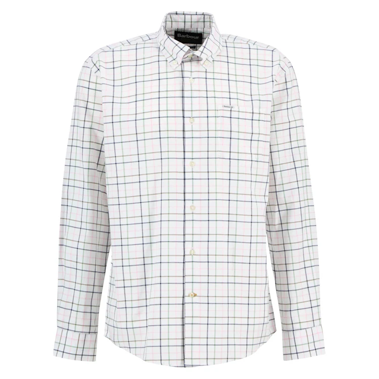 Barbour Caswell Tattersall Regular Shirt - Pink - Image 4