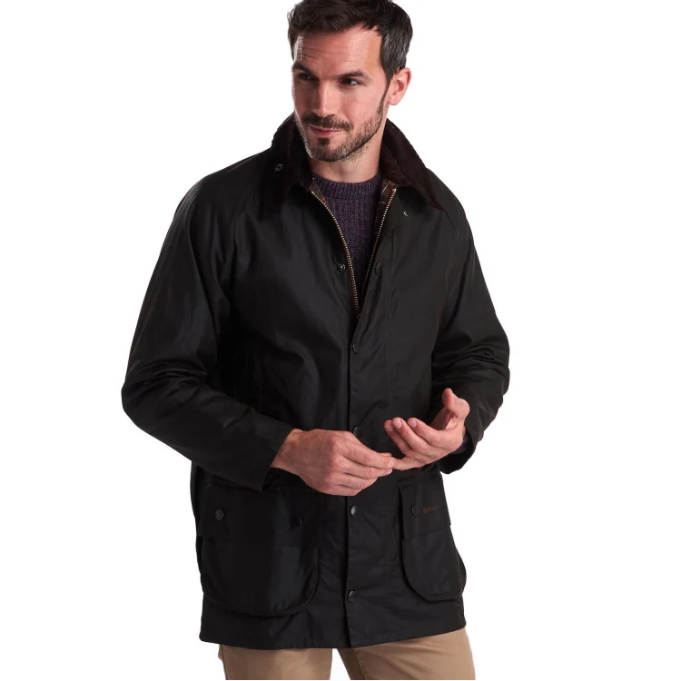 Barbour Classic Beaufort Wax Jacket - Olive - Image 2