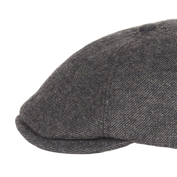 Barbour Claymore Bakerboy Cap - Charcoal Grey - Image 3