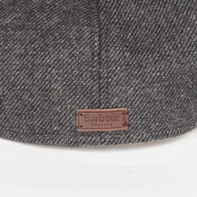 Barbour Claymore Bakerboy Cap - Charcoal Grey - Image 4