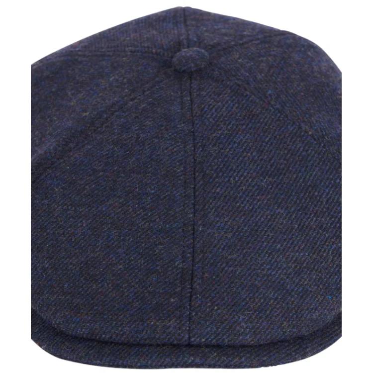 Barbour Claymore Bakerboy Cap - Navy - Image 3