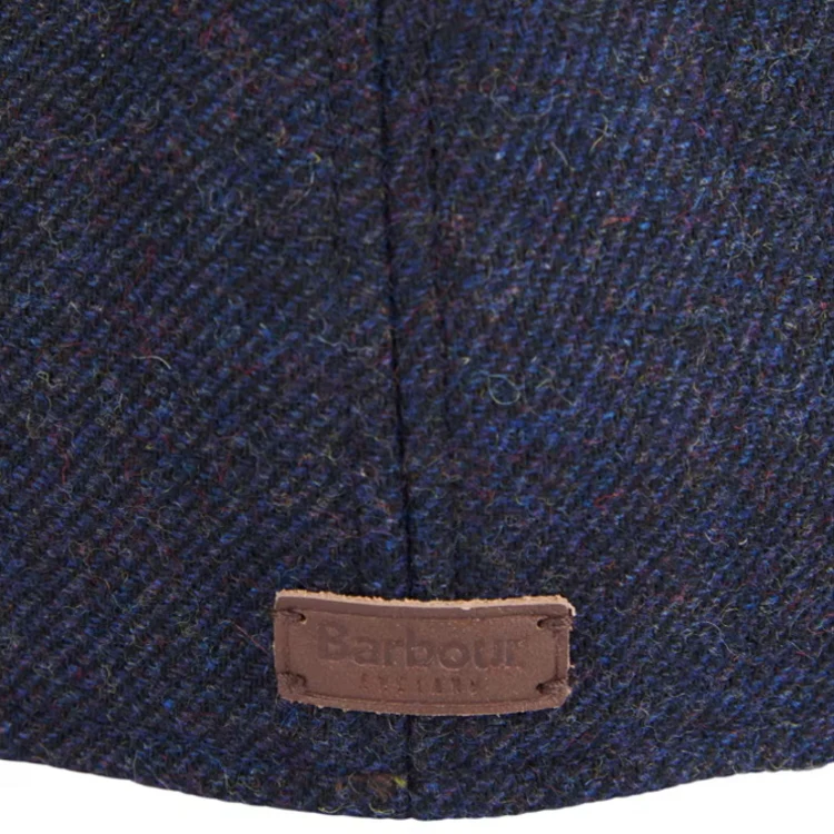 Barbour Claymore Bakerboy Cap - Navy - Image 4