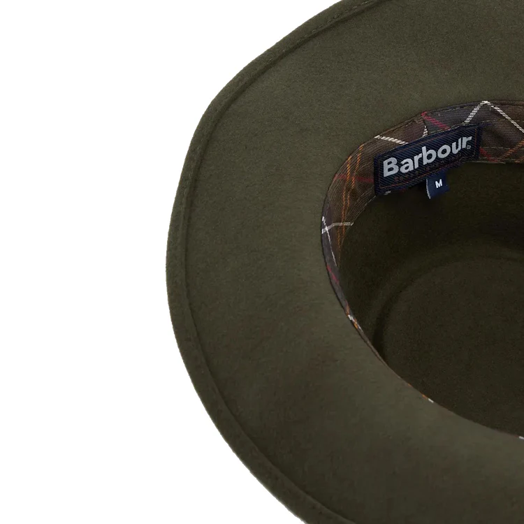 Barbour Crushable Bushman Hat - Olive - Image 2