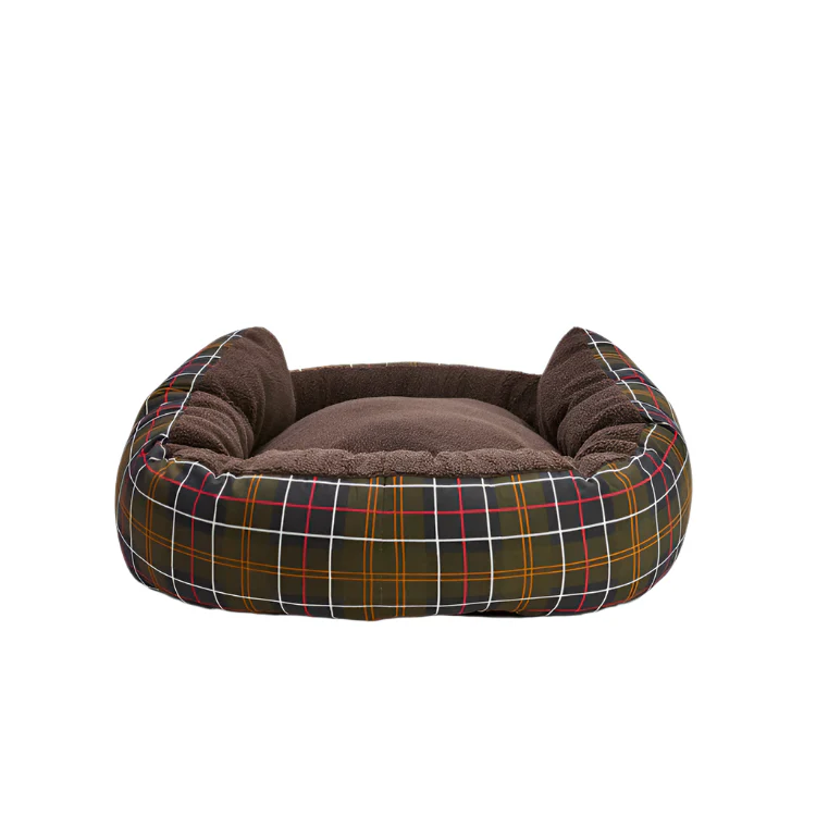 Barbour Dog Snuggle Bed - Classic Tartan - Image 4