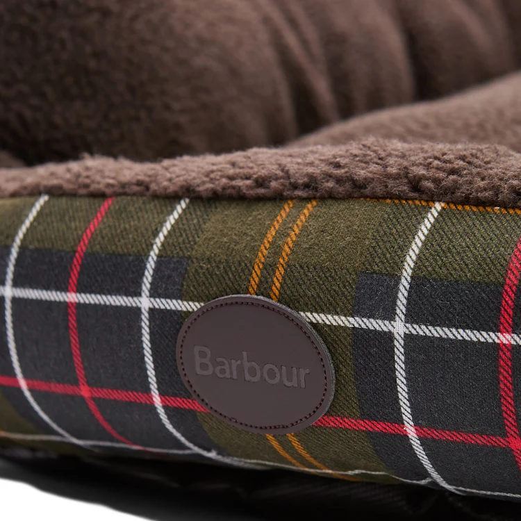 Barbour Dog Snuggle Bed - Classic Tartan - Image 5