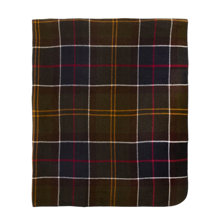 Barbour Dog Tartan Blanket - Classic Tartan - Image 2