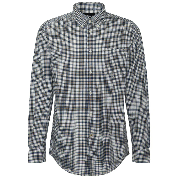 Barbour Durand Regular Fit Shirt - Olive - Image 3