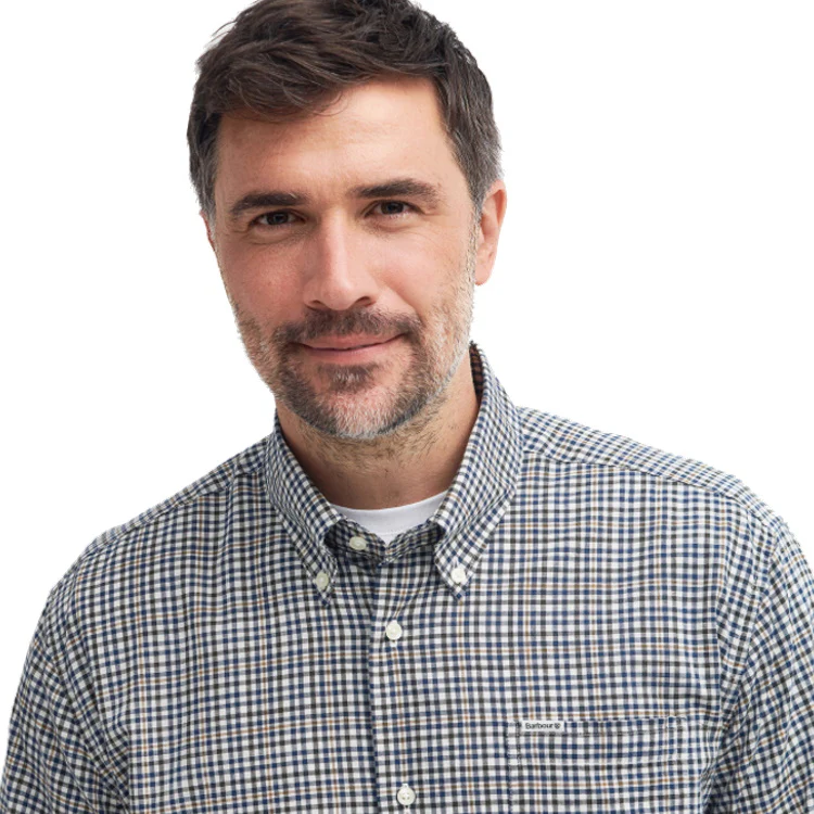 Barbour Durand Regular Fit Shirt - Olive - Image 5