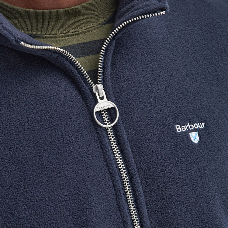 Barbour Essentials Half Zip Fleece - Navy - Image 2