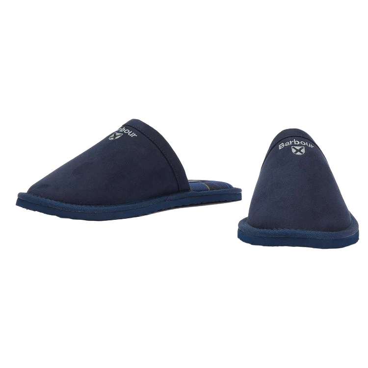 Barbour Everitt Mule Slipper - Navy - Image 3