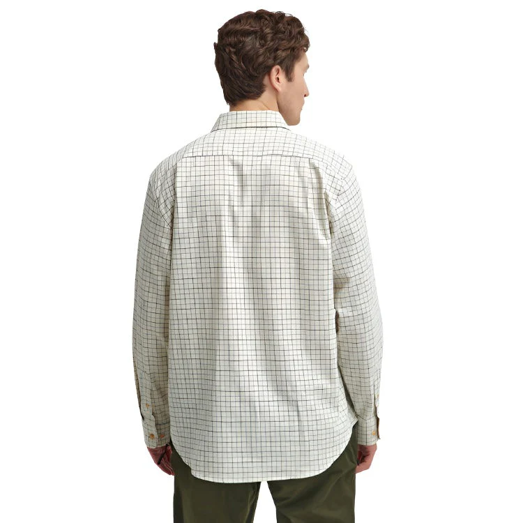 Barbour Field Tattersall Shirt Classic Collar - Blue - Image 4