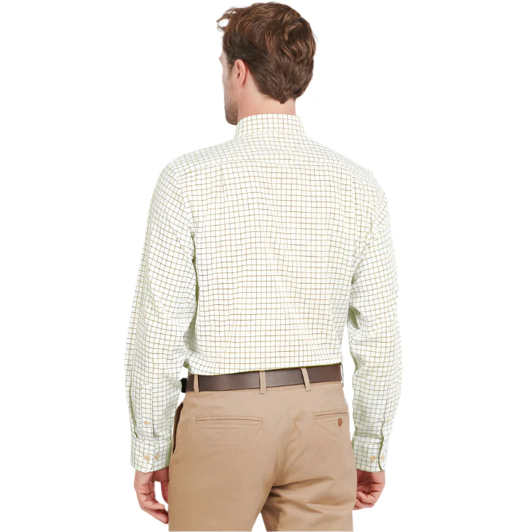 Barbour Field Tattersall Shirt - Green/Brown - Image 2