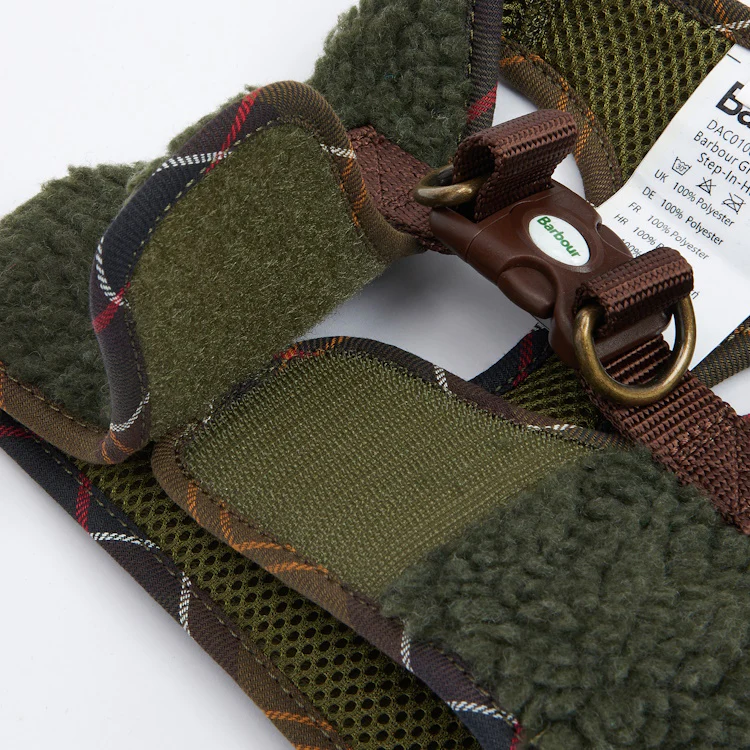 Barbour Fleece Dog Harness - Olive - Image 3