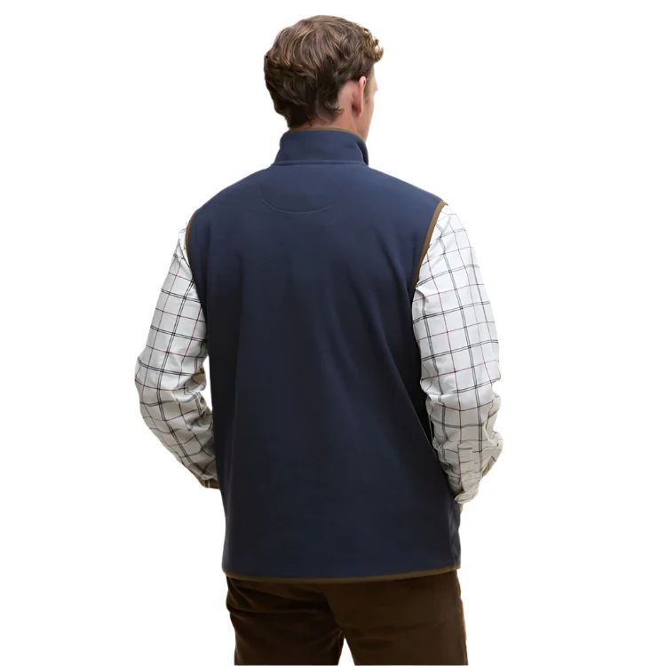 Barbour Harwood Gilet Fleece - Navy - Image 2
