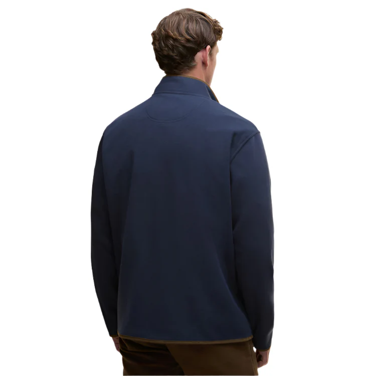 Barbour Harwood Zip Thru Fleece - Navy - Image 2