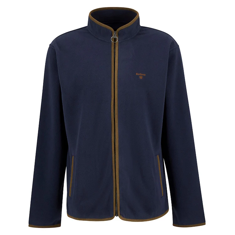 Barbour Harwood Zip Thru Fleece - Navy - Image 3