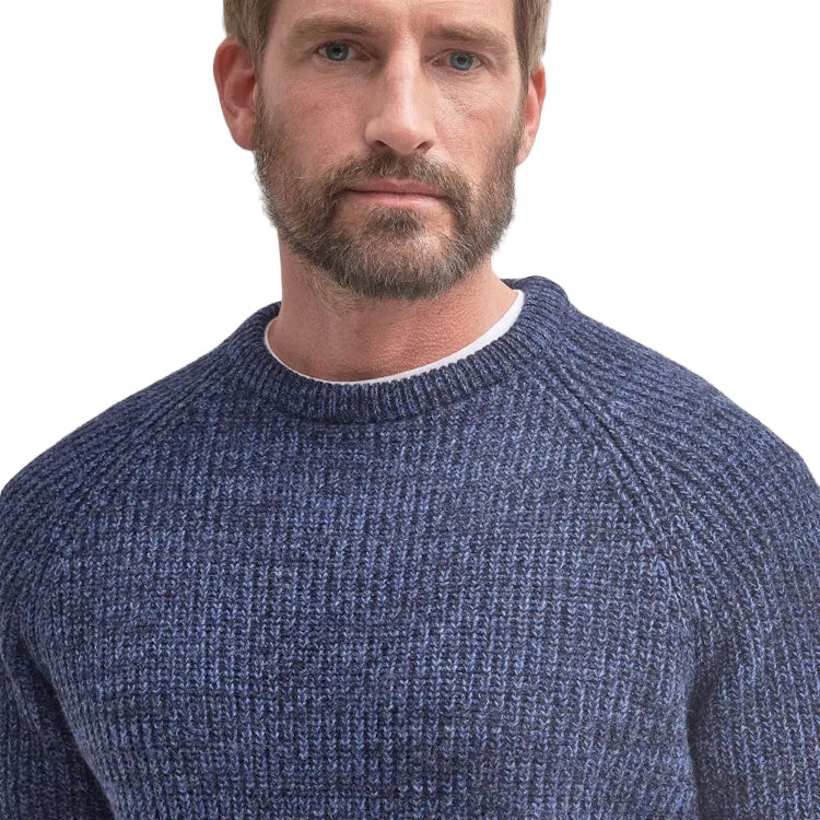 Barbour Horseford Crew Neck Sweater - Navy - Image 4