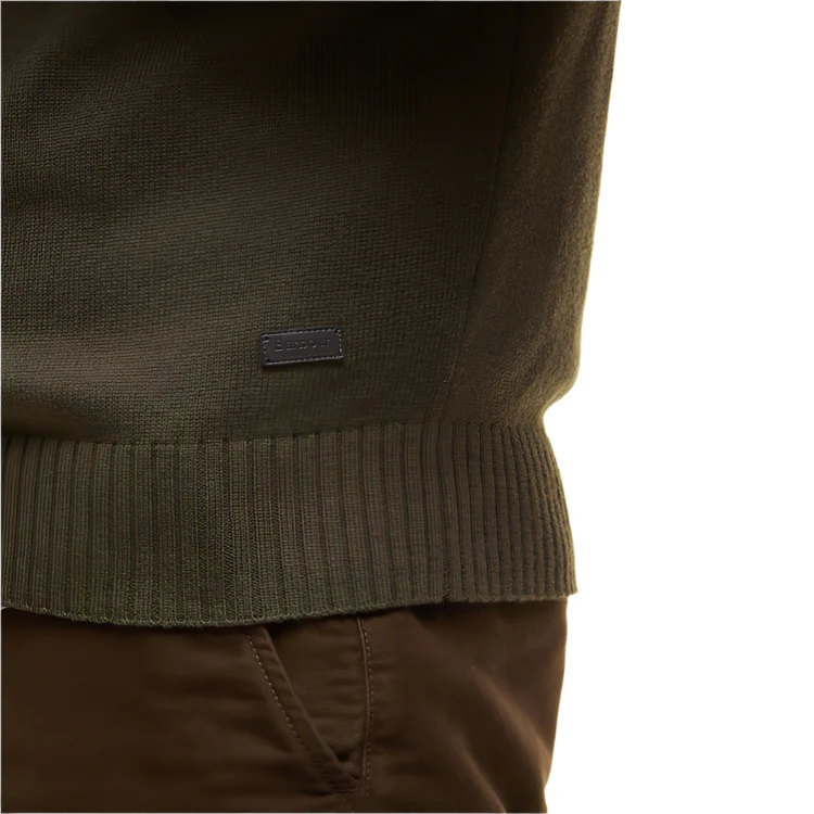 Barbour Kelson Crew Neck Sweater - Olive - Image 5