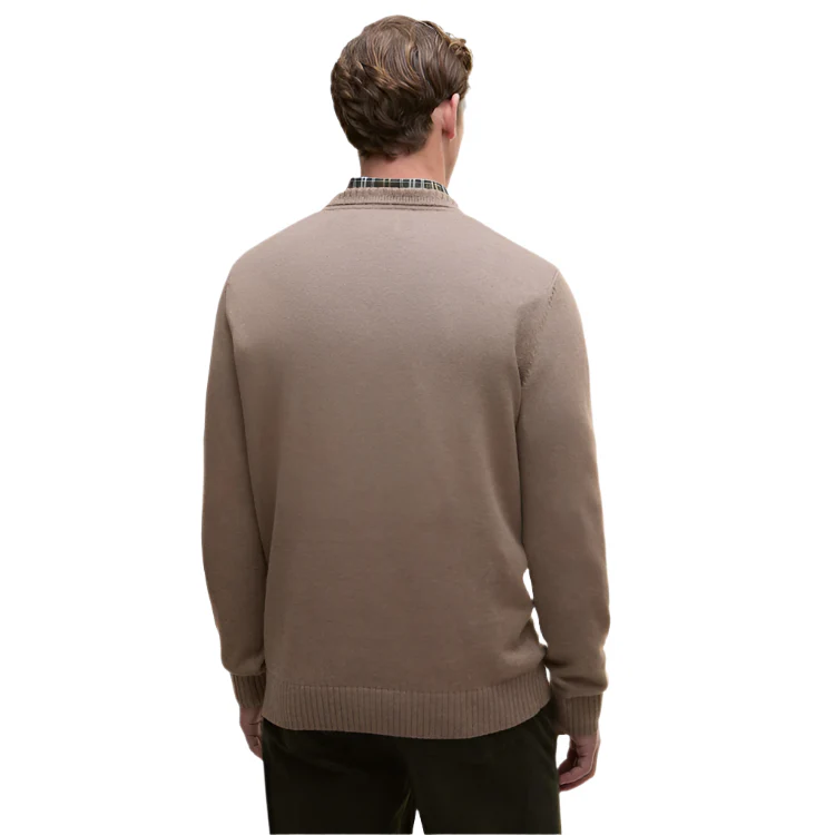 Barbour Kelson Crew Neck Sweater - Stone - Image 2