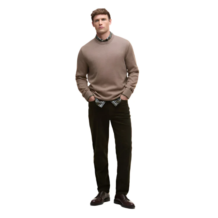 Barbour Kelson Crew Neck Sweater - Stone - Image 4