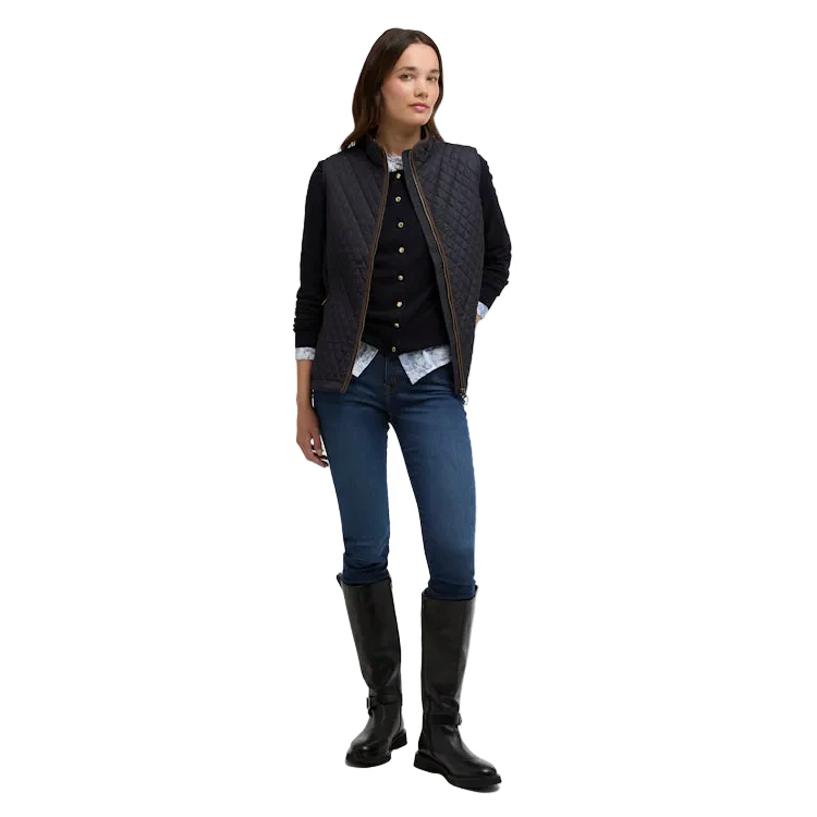 Barbour Ladies Basswood Gilet - Dark Navy - Image 4