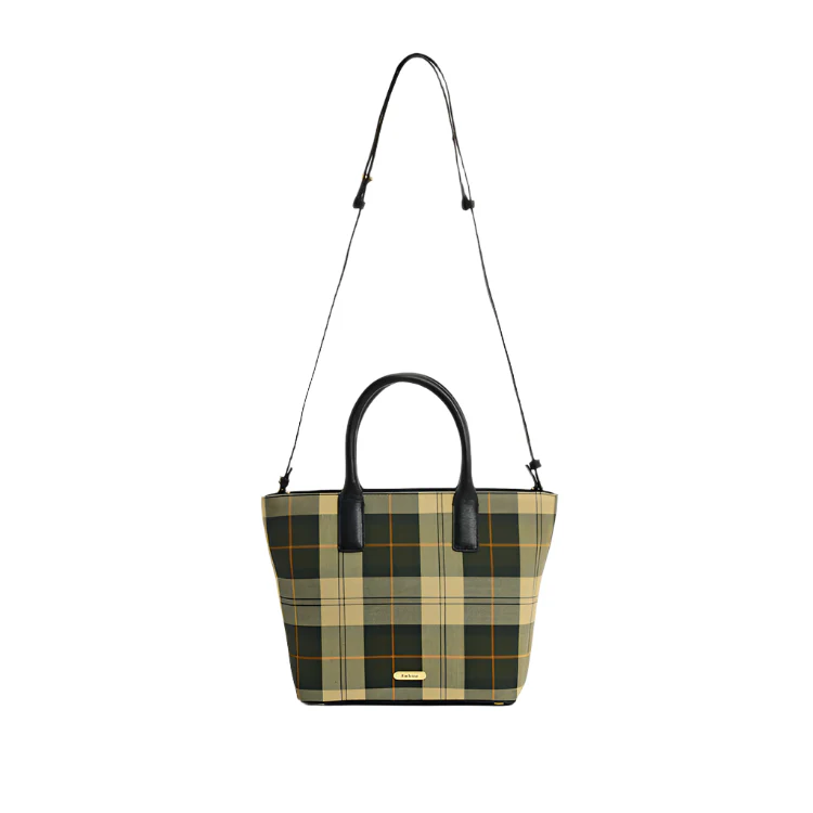 Barbour Ladies Birch Tartan Tote Bag - Ancient Tartan - Image 3