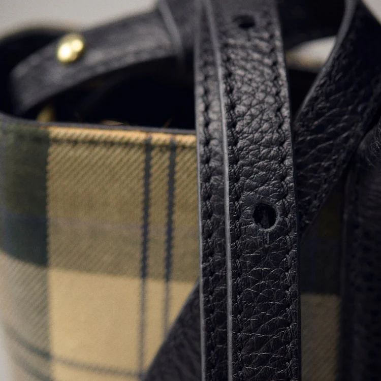 Barbour Ladies Birch Tartan Tote Bag - Ancient Tartan - Image 7