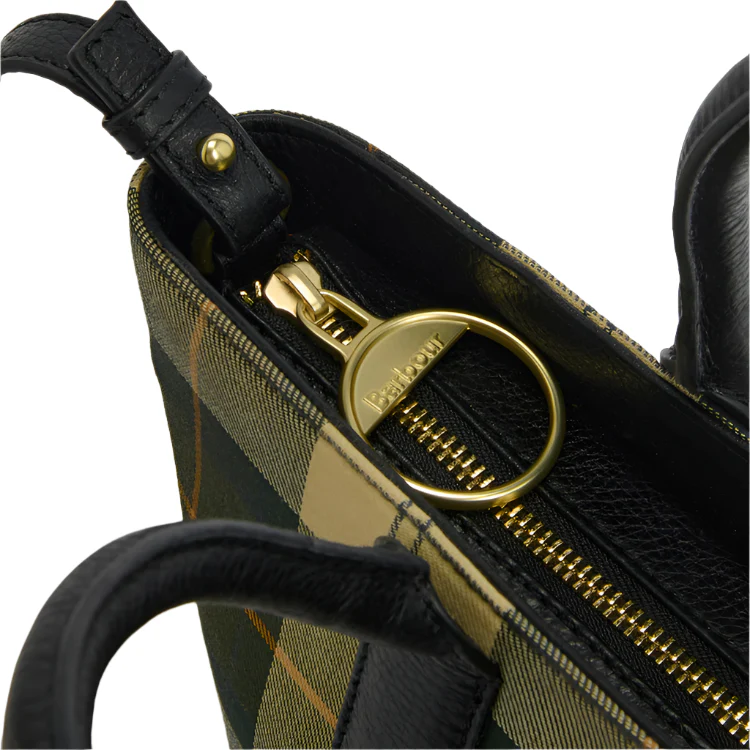 Barbour Ladies Birch Tartan Tote Bag - Ancient Tartan - Image 8