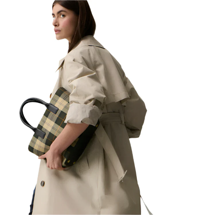 Barbour Ladies Birch Tartan Tote Bag - Ancient Tartan - Image 9