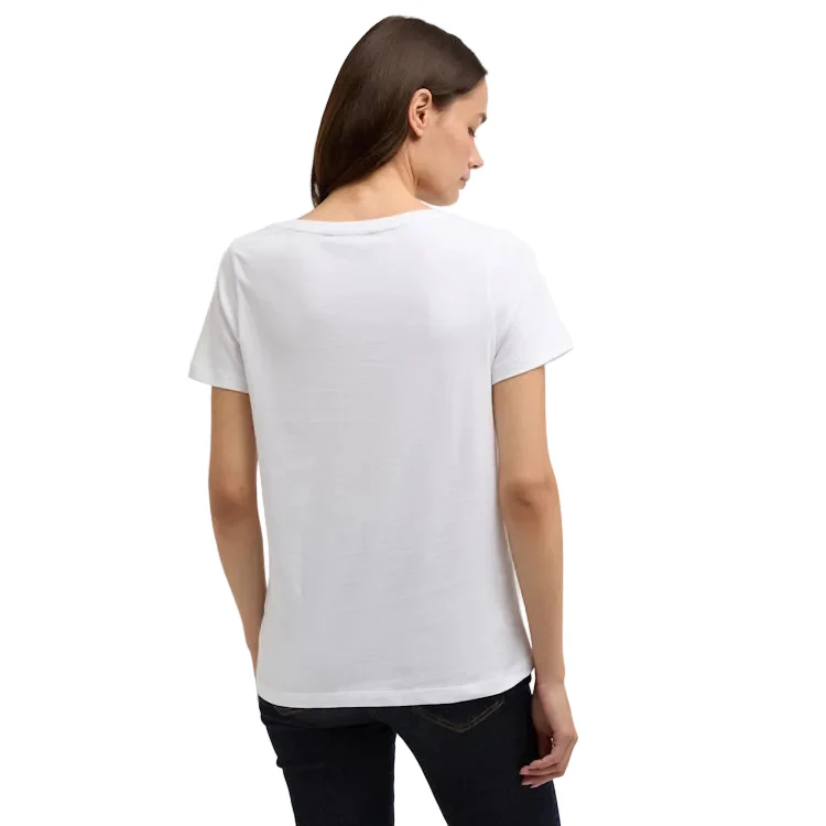Barbour Ladies Brambles T-Shirt - White - Image 2