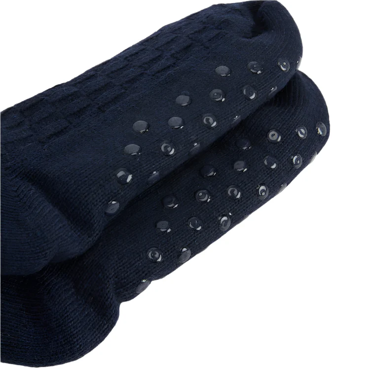 Barbour Ladies Cable Knit Lounge Socks - Navy - Image 2
