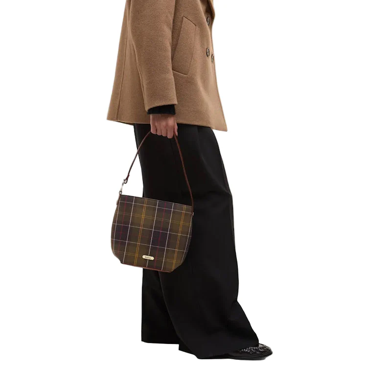 Barbour Ladies Cedar Tartan Bucket Bag - Classic Tartan - Image 4