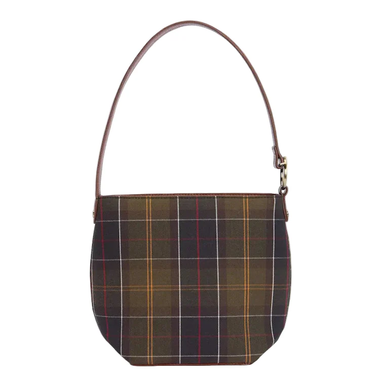 Barbour Ladies Cedar Tartan Bucket Bag - Classic Tartan - Image 5