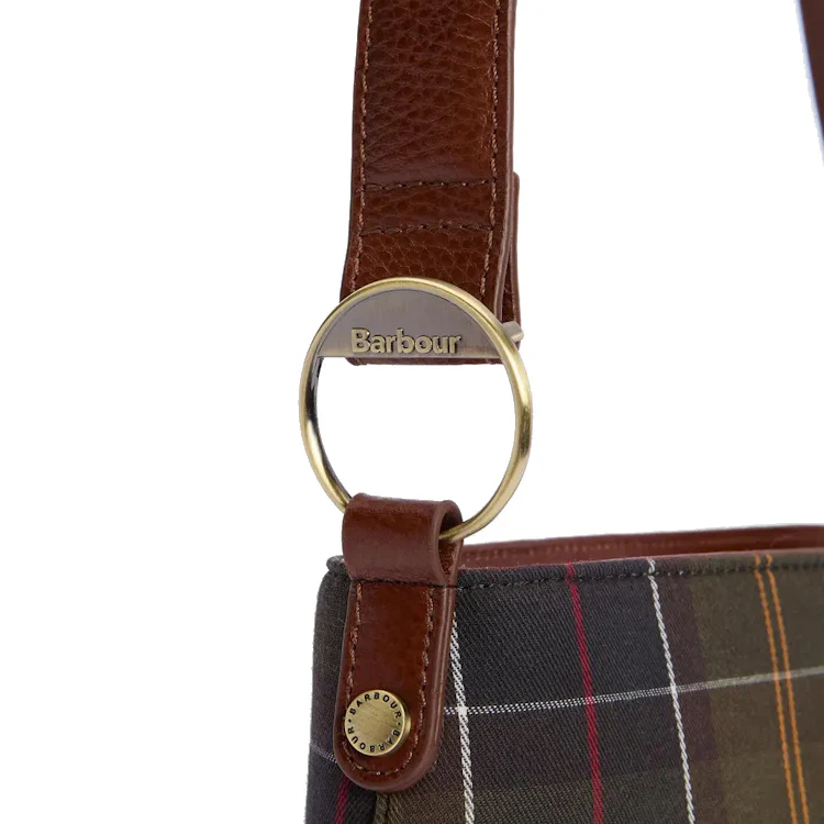 Barbour Ladies Cedar Tartan Bucket Bag - Classic Tartan - Image 8